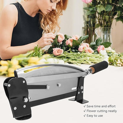 16-Inch Stainless Steel Flower Stem Cutter & Floral Scissors Set, Heavy Duty Bunch Cutter with Safety Lock, Ideal for Florists & Gardeners Perfect for Fresh Flower Stems, and Rose Stems