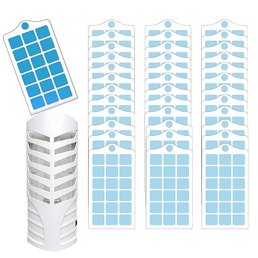 36 Pack Refills-VF02,Replacement Sticky Glue Boards for VF02,Indoor Plug in Refill Cards,Safer-Home Indoor,Plug in(Pack of 36 Refills)
