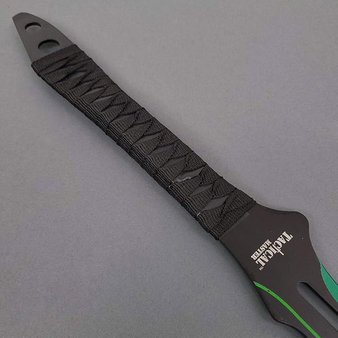 27" Fantasy Machete. Fixed Blade Knife. 440 Stainless Steel Blade. For Collection, Gift, Camping, Outdoor Sports (Green)