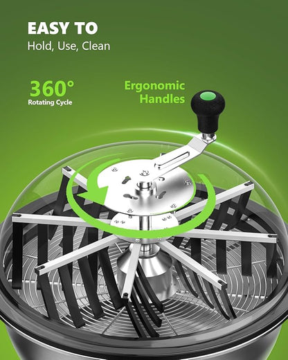 19 Inch Bud Leaf Bowl Trimmer, 19" Trim Bowl with Clear Visibility Dome and Sharp Stainless Steel Blades, for Twist Spin Cutting Buds, Flowers, Leaves, Hydroponics Plants