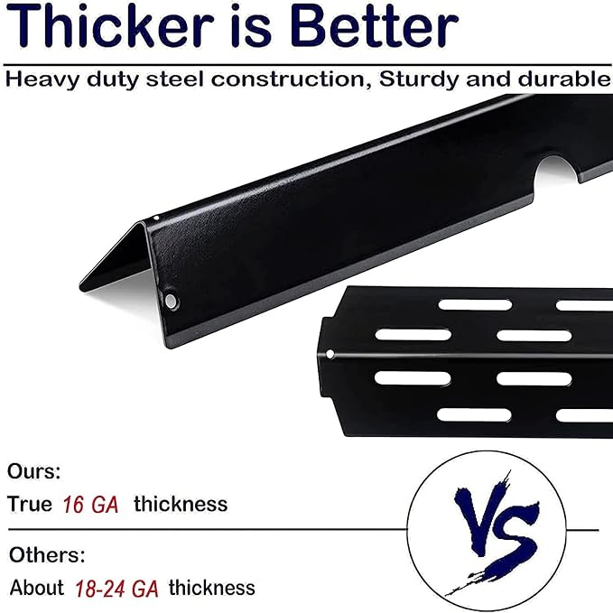 Genesis II Grill Parts Flavorizer Bars Heat Deflectors for Weber 2 GS4 66032 66795 66040, Genesis II 300 Series II E-310, II E-315, II E-330, Genesis II LX 340 (2017 & Newer) Burner Covers