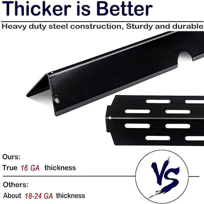 Genesis II Grill Parts Flavorizer Bars Heat Deflectors for Weber 2 GS4 66032 66795 66040, Genesis II 300 Series II E-310, II E-315, II E-330, Genesis II LX 340 (2017 & Newer) Burner Covers