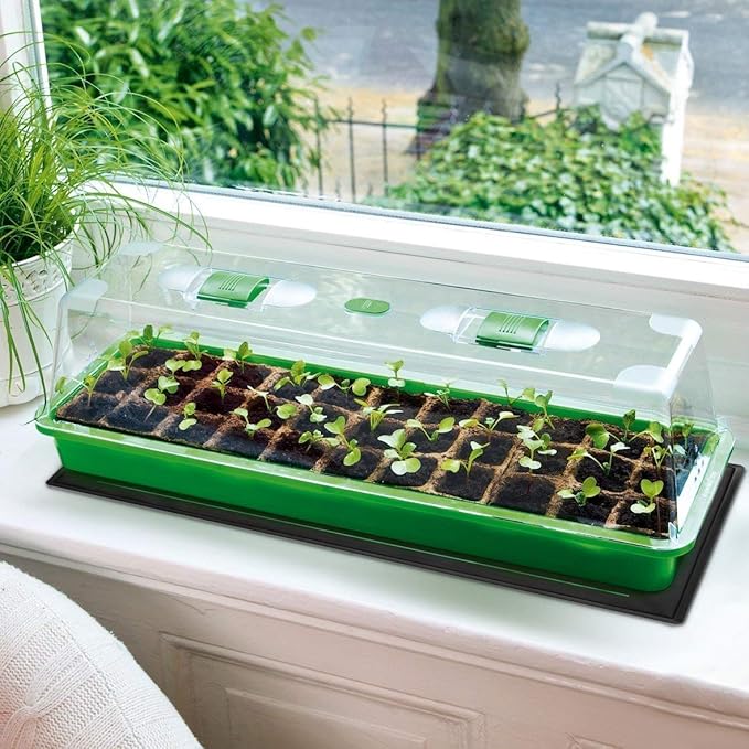 iPower 10" x 20" Waterproof Durable Seedling Heat Mat Warm Hydroponic Plant for Indoor Gardening Germination Starting