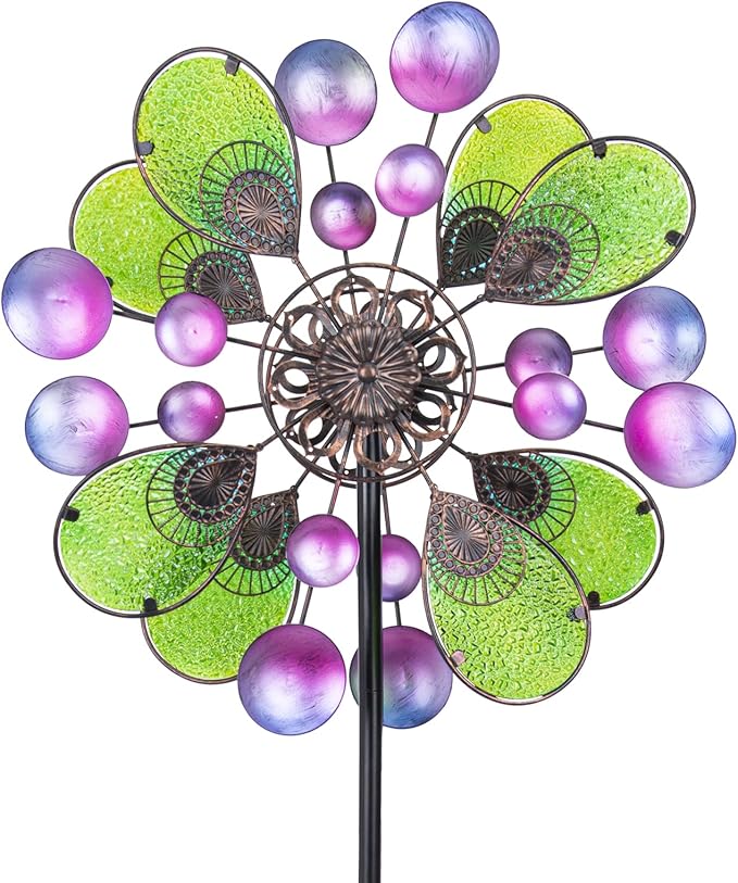 MUMTOP Wind Spinners for Yard Garden - Kinetic Yard Art Wind Spinners for Lawn Patio and Outdoor Decoration