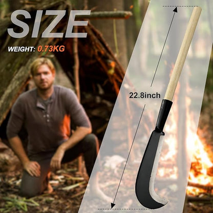 Machete for Cutting Trees Heavy Duty Billhook Sickle Yard Work Cutting Trees machetes