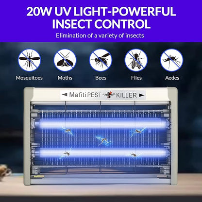 mafiti Bug Zapper Fly Traps Indoor Hanging Electric Mosquito Killer 3500V Gnats Fruit Trap for Home Restaurants Kitchen Garden