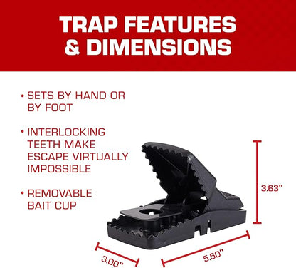 Tomcat Rat Snap Trap (8 Pack)