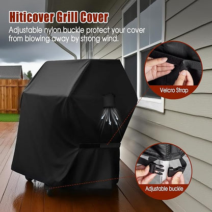 Outdoor Grill Cover for 50-52 Inch Nexgrill 4-5 Burner Griddle, Waterproof Outdoor BBQ Griddle Cover, 52" W x 25" D x 42" H