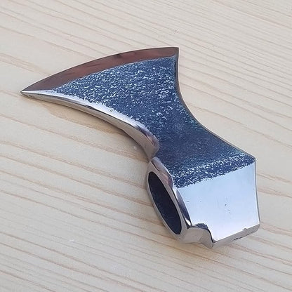 Steel Craft, ESTWING SPORTSMAN'S Hatchet Custom Hand Made HIGH Carbon Tomahawk Viking Axe Head with Leather Sheath, R-A H 006