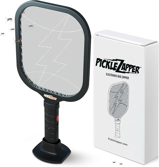 Electric Fly Swatter Racket, Mosquito Zapper Racket, Fly Zapper for Indoor and Outdoor, Flying Bug Zapper Racket, Gnat Zapper, Portable Bug Zapper Indoor Racket (Battery Powered)