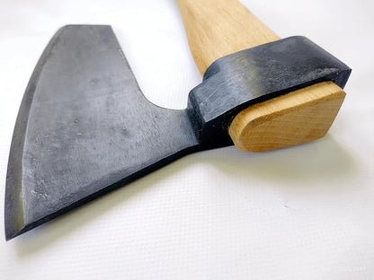 Hand-Forged Hewing Bearded Broad Axe – European Style