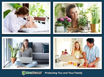 MaxGuard MaxGrip Glue Traps (24 Traps) Non-Toxic Extra Sticky Glue Board Pre-Baited with Fruity Scent Attractant Trap & Kill Insects, Bugs, Spiders, Crickets, Scorpions, Cockroaches, Centipedes, Mice