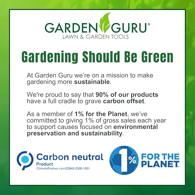 Garden Guru Titanium Hand Weeder Fork Tool – Rust Resistant – Ergonomic Handle – Great for Planting, Spreading Mulch, Weeding, Loosening & Transplanting Soil (2 Pack)