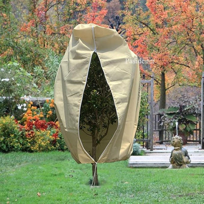 Plant Covers Freeze Protection 2.8oz 2 Packs 70"x60" Winter Tree Covers Frost Blankets for Outdoor Plants with Zipper Drawstring- Frost Cold Pest Protection for Shrubs Fruit Tree