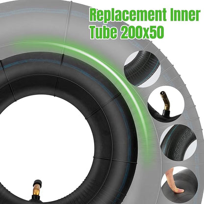 200x50" Inner Tubes, 2 Pack Heavy Duty Replacement Electric Scooter Tire Inner Tube Compatible with Razor E100, E150, E200, Power Core E100, Dune Buggy, ePunk, Crazy Cart, PowerRider 360, eSpark