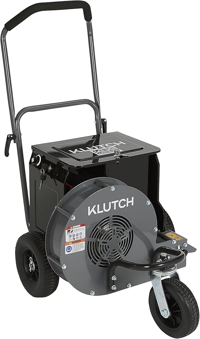 Klutch Walk-Behind Jet Leaf Blower, KLiQ 57.6V, 1271 CFM, Brushless, Battery-Powered, Bare Tool