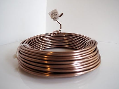 Anodized Aluminum 3.0mm Bonsai Training Wire 250g Large Roll (40 feet) - Choose Your Size and Color (3.0mm, Brown)