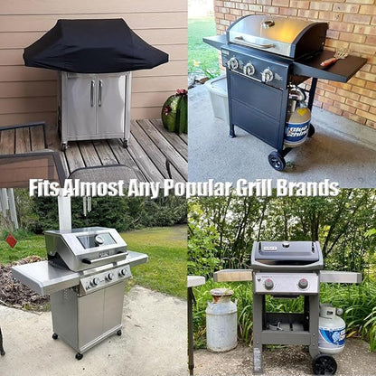 Short BBQ Grill Cover Lightweight Waterproof Outdoor Summer BBQ Gas Grill Covers 58 inches