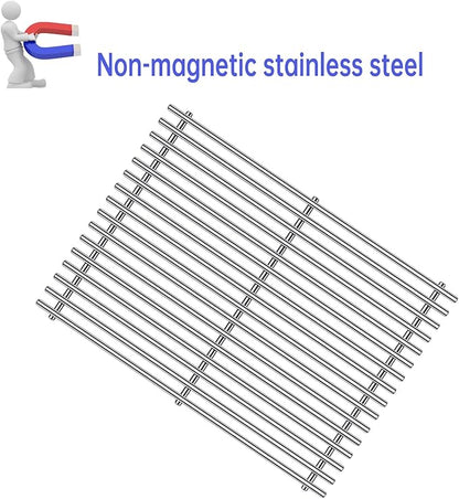 7636 7638 7639 Grill Grates Grill Parts for Weber Spirit 2 Spirit II E-310, E-320, S-310, S-320,GS4 Spirit 300 Series Flavorizer Bars 15.3”, 17” Stainless Steel BBQ Grid Replacement Accessories