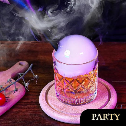 Drinks Bubble Smoker, Includes Aromas and Edible Bubbles, for Cocktails and Enhancing The Flavour of Food, Bar/Home Use (1S Pro)
