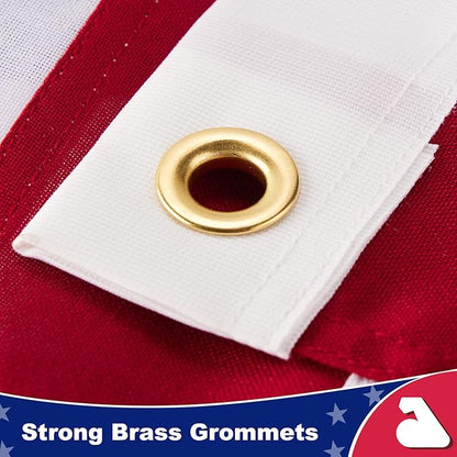 American Flag 3x5 ft Ultra Durable Series, Heavy Duty Spun Polyester, High Wind Fade Resistant US/USA Flags with Embroidered Stars & Sewn Stripes, Perfect for Outdoor Display