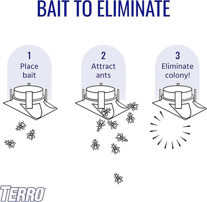 TERRO T1806SR 2-Pack Outdoor Liquid Ant Baits-12 Traps