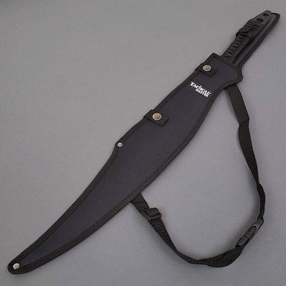 27" Fantasy Machete. Fixed Blade Knife. 440 Stainless Steel Blade. For Collection, Gift, Camping, Outdoor Sports (Green)