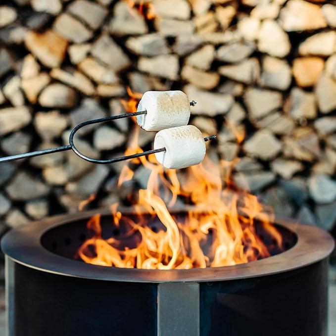 Breeo Smokeless Fire Pit (X Series 19, Corten Steel) | 22.1 inch Smokeless Fire Pit for Outside | 47 Pounds | Ideal for Families | Compatible with Wide Range of Breeo Accessories