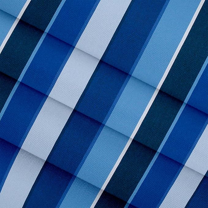 RSH DECOR: Sunbrella Pillow Covers Set of 4 | Covers Only - 26" x 16" | Outdoor Lumbar Pillow Covers Crafted with Sunbrella Performance Fabric | Milano Cobalt