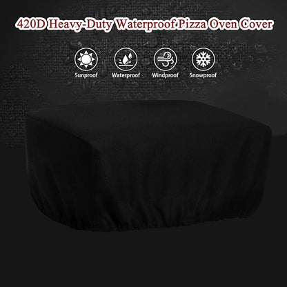 Pizza Oven Cover for Blackstone 2238 Leggero Tabletop Outdoor Pizza Oven, Outdoor Heavy Duty Portable Carry Waterproof Gas Grill Cover and Weather Resistant Accessories