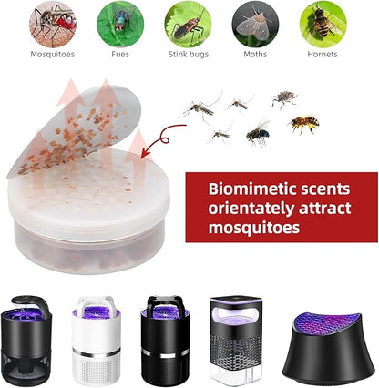 2025 Upgraded Pest Lures for Bug Zappers, 360-Day Lasting Lure Mosquito Attractant Bait Refill for Fly Traps, 12 Pack High Catch Rate Mosquito Attractant Indoor/Outdoor Traps