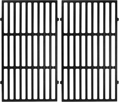 GasSaf 17.5 Grill Grates for Weber 7637 Spirit 200 E210 E220 S210 S220, GS4 Spirit II E-210 (Front-Knob), Cooking Grates Replacement Parts for Weber 2 Burner Gas Grills, 17.5 x 10.2 Cast Iron, 2-Pack