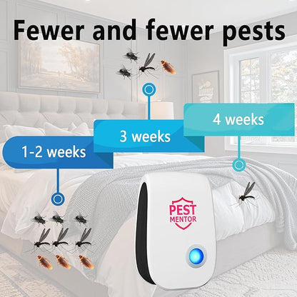 Ultrasonic Pest Control Repelle 10 Packr, Mouse Traps Indoor for Home Mosquito Repellent Electronic Pest Repellent Plug in Cockroaches, Mice, Spiders, Ants, Bugs for House Kitchen Garage