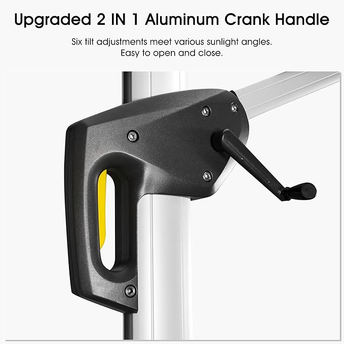 PURPLE LEAF 9 X 12 FT Cantilever Patio Umbrellas with Base Included, Large Square Offset Umbrella with 360° Rotation, Outdoor Aluminum Pool Umbrella for Pool Lawn Garden, Navy Blue