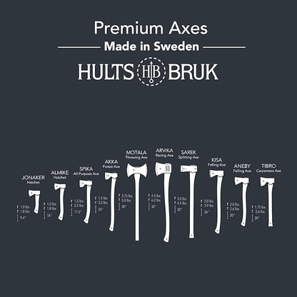 Hults Bruk 840722 Kisa Felling Axe - 2 lb Head, 26" Handle