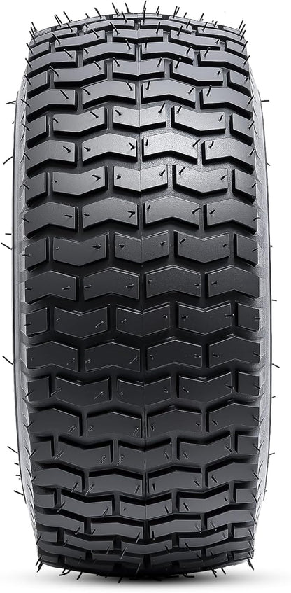 15x6.00-6 Tire and Wheel, 15-Inch Replacement Pneumatic Tires with 3/4" Bearings Compatible with Hand Truck, Wheelbarrow, Wagon, Gorilla Carts Tires (Yellow, 2PCS) P-103