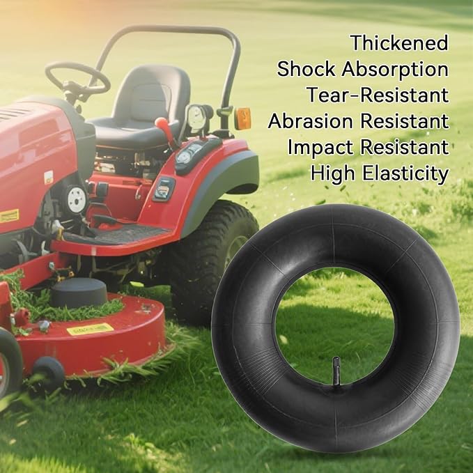 2 Pack 15x6.00-6" Inner Tubes 6.00/6.50-6 Replacement Lawn Mower Tire Tube with TR-13 Valve Stem for Yard Tractors, Wheelbarrows, ATVs, Golf Carts and More