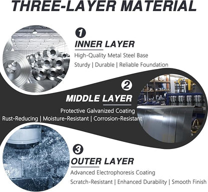 Rat Trap, Humane Live Rat Trap & Automatic Reset Mouse Traps with Dual One-Way Door Design – Catch and Release for Mice, Chipmunks, Hamsters, and Other Rodents, Indoors & Outdoors(Silver)