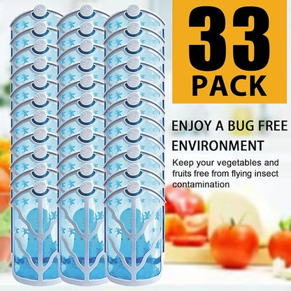 BAIMNOCM 33 Pack Refills Cartridge Compatible with Zevo Flying Insect Trap Refill M364 M364A and Max,White