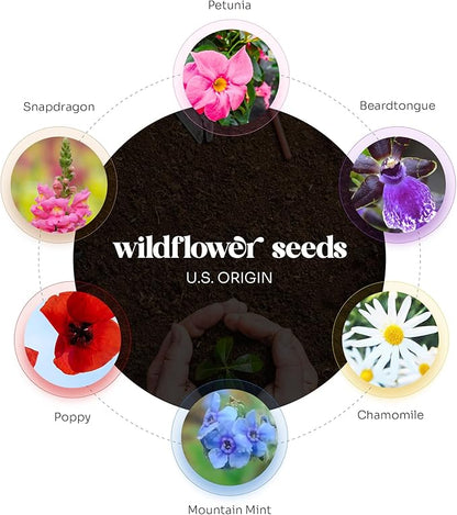 Mother's Day Greeting Card – Plantable Wildflower Seed Paper for Mother's Day, Gifts, & Special Events