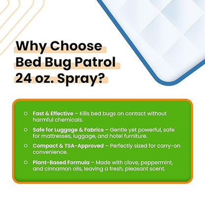 Natural Killer – 24oz Bottle – Child & Pet Safe, Non-Toxic Formula for Home, Office, Vehicles, Mattresses, Couches, Baseboards & More – Eco-Friendly Bed Insect Treatment