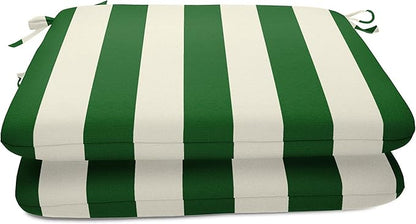 Sunbrella Patio Cushions - (2 Pack) - 20" W x 20" L x 2.5" T, Outdoor Chair Cushion with Comfort, Style & Durability Designed for Outdoor Living - Made in The USA