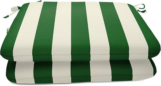 Sunbrella Patio Cushions - (2 Pack) - 20" W x 20" L x 2.5" T, Outdoor Chair Cushion with Comfort, Style & Durability Designed for Outdoor Living - Made in The USA