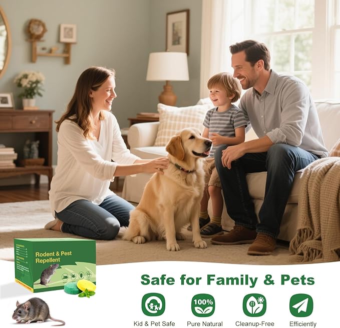Peppermint Oil Rodent Repllent (80, Yellow and Green)