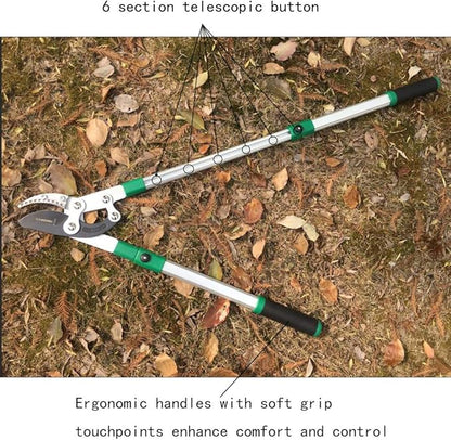 TUOSEN SK5 High-Performance Compound Action Anvil Lopper,Chops Thick Branches with Ease,2 Inch Cutting Capacity,28inch-40inch Telescoping Lopper, Tree Trimmer with Sturdy&Comfortable Handle
