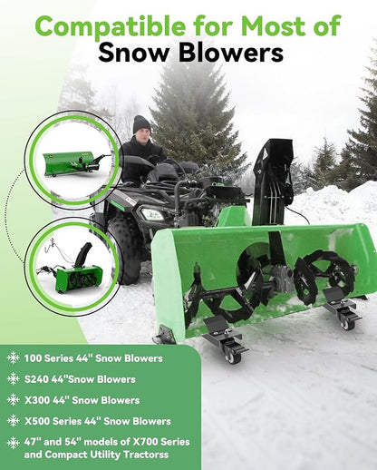 Snow Blower Storage Dollies Replacement Accessories Compatible for 44", 47", 54" Snow Blowers, Snow Blowers Storage Rack with Caster Wheels to Reduce Weight