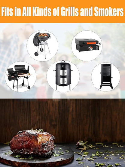 2025 Advanced Cold Smoke Generator, Tube for Pellet Smoker Upgrade, Generator for Gas Grilling, Portable Cordless Electric, Hot or Cold Smoking: Box for Any Grill, Gift for Men Dad Husband Friends