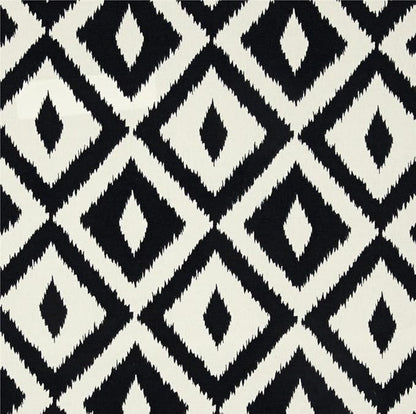 RSH Décor - Jumbo Lumbar Throw Pillows – Set of 4 | 26" x 16" | Indoor Outdoor Use – Patio, Lounge, Adirondack, Deck | Water & Fade-Resistant | Includes Down-Alternative Inserts | Black & White Aztec