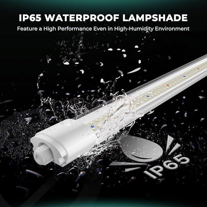 MARS HYDRO VG80, 4ft Led Grow Lights for Indoor Plants, 5000K Full Spectrum, 2x4 Coverage, IP65 Waterproof Linkable Under Canopy Plant Light Strip for Seedling Veg Flower (2x40W, 450W Equivalent)