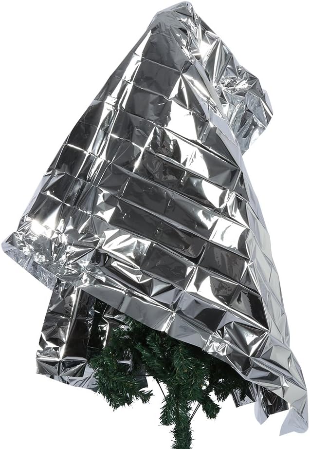 Haofy Silver Reflective Mylar Film Covering Foil Sheets for Garden Greenhouse, Effectively Increase Plants Growth, 82.7 * 61 in/210 * 155 cm